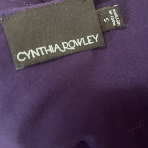 Cynthia Rowley Purple Racerback Maxi Dress – Size Small - Picture 3 of 5